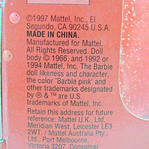 10th Anniversary Happy Holidays 1997 Sp Ed Barbie - Picture 6 of 12